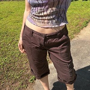 Calvin Klein Brown Capris